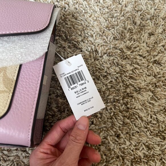 Coach Lane Shoulder Bag In Signature Canvas - Picture 9 of 10